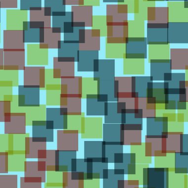 Soyut desen geometrik arka plan mavi zarif rasgele kareler geometrik kaotik kareler