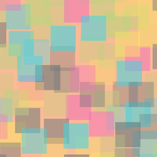 Abstrakt rutor mönster rosa geometrisk bakgrund bedövning slumpmässiga rutor geometriska kaotiska — Stock vektor