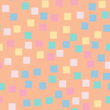 Kareler desen geometrik pembe ilginç rasgele kareler kaotik geometrik soyut