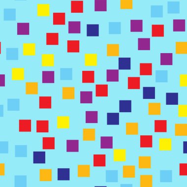 Soyut kareler mavi geometrik arka plan Bewitching rasgele kareler kaotik geometrik desen