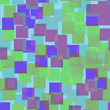 Kareler desen açık mavi geometrik renkli Mindblowing rasgele kareler geometrik soyut