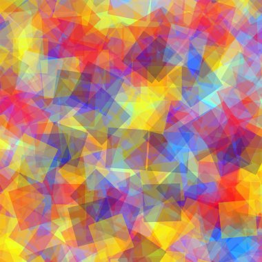 Soyut kareler mavi geometrik arka plan büyüleyici rasgele kareler kaotik geometrik desen