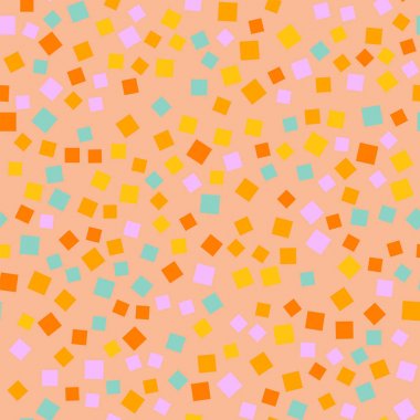 Kareler desen geometrik pembe düzgün rasgele kareler geometrik kaotik dekor soyut