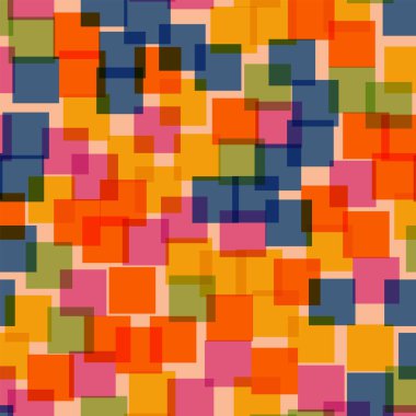 Kareler desen geometrik pembe Overwhelming rasgele kareler kaotik geometrik soyut