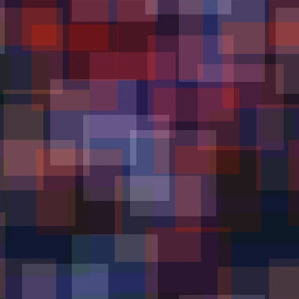 Motif abstrait carrés fond géométrique bleu profond Intéressant carrés aléatoires Géométrique — Image vectorielle