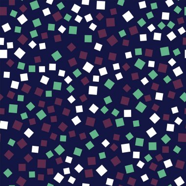 Soyut desen derin mavi geometrik arka plan kareler oldukça rasgele kareler geometrik kaotik