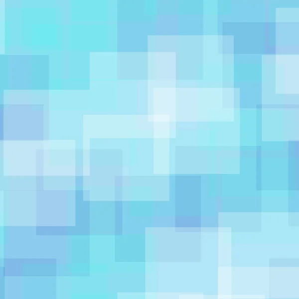 抽象正方形图案浅蓝色几何背景显著随机平方几何 — 图库矢量图片
