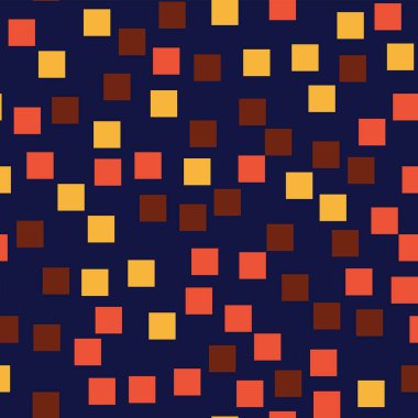 Desen derin mavi geometrik arka plan olağanüstü rasgele kareler geometrik soyut kareler