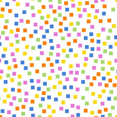 Kareler desen beyaz geometrik arka plan güzel rasgele kareler kaotik geometrik soyut