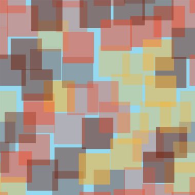 Kareler desen açık mavi geometrik renkli büyüleyici rasgele kareler geometrik soyut