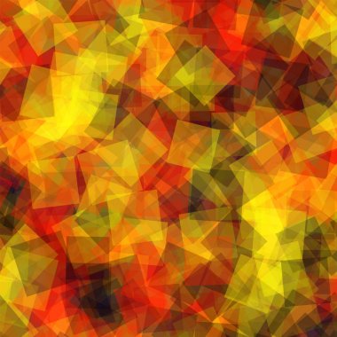 Soyut kareler turuncu geometrik arka plana Ravishing rasgele kareler kaotik geometrik desen