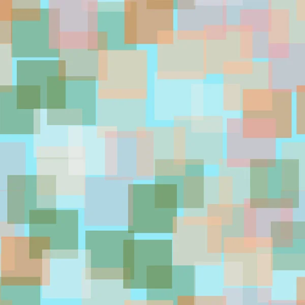 Abstrakt torg mönster blå geometrisk bakgrund otroliga slumpmässiga rutor geometriska kaotiska — Stock vektor