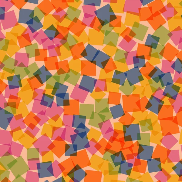 Abstrakcyjne kwadraty wzór różowy tło geometrycznych wykwintne losowe kwadratów geometryczne chaotyczne — Wektor stockowy