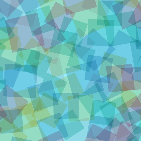 Абстрактные квадраты рисунок синий геометрический фон Большой случайные квадраты Геометрический хаотический декор — стоковый вектор