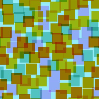 Soyut kareler mavi geometrik arka plan Amazing rasgele kareler kaotik geometrik desen