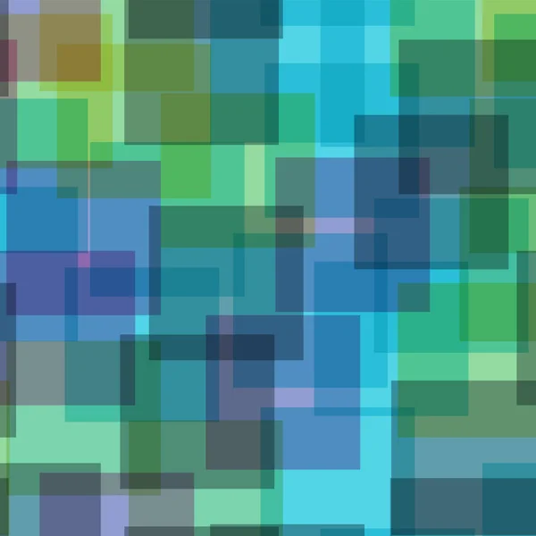 Abstrakta rutor mönster blå geometrisk bakgrund majestätiska slumpmässiga rutor geometriska kaotiska — Stock vektor