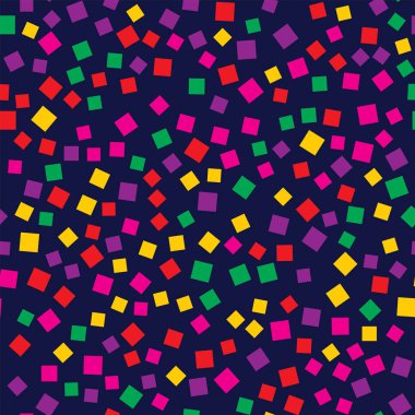 Soyut desen derin mavi geometrik arka plan zarif rasgele kareler geometrik kaotik kareler