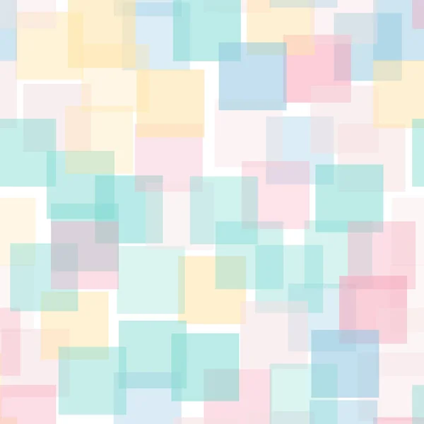 抽象平方模式白色几何背景高超随机平方几何混沌 — 图库矢量图片