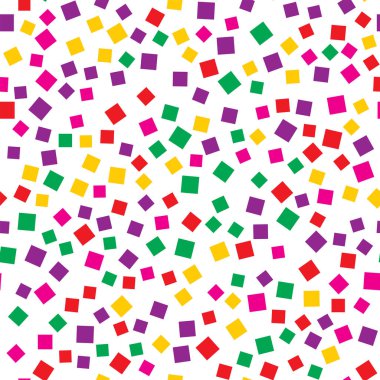 Kareler desen beyaz geometrik arka plan şaşırtıcı rasgele kareler kaotik geometrik soyut