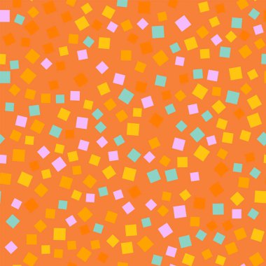 Soyut desen turuncu geometrik arka plan Awesome rasgele kareler geometrik kaotik kareler