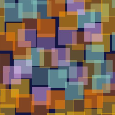 Soyut desen derin mavi geometrik arka plan görkemli rasgele kareler geometrik kaotik kareler