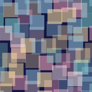 Desen derin mavi geometrik arka plan Mindblowing rasgele kareler geometrik soyut kareler