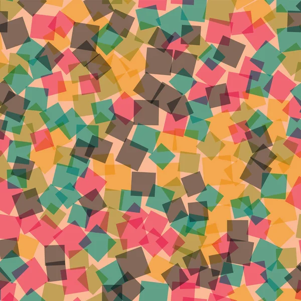 Abstrakcyjne kwadraty wzór różowy tło geometrycznych podziwu losowe kwadratów geometryczne chaotyczne — Wektor stockowy