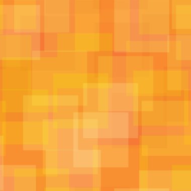 Soyut kareler turuncu geometrik arka plana büyüleyici rasgele kareler kaotik geometrik desen
