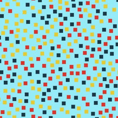 Soyut kareler mavi geometrik arka plan iyi rastgele kareler geometrik kaotik dekor desen