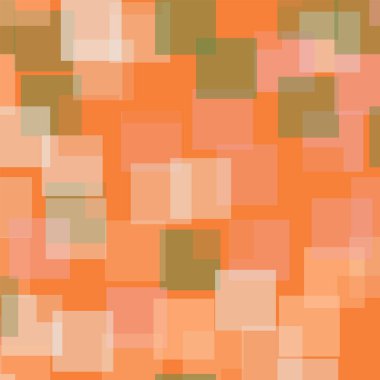 Soyut desen turuncu geometrik arka plan dikkat çekici rasgele kareler geometrik kaotik kareler