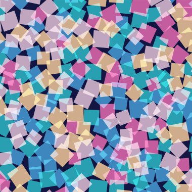 Soyut desen derin mavi geometrik arka plan harika rasgele kareler geometrik kaotik kareler