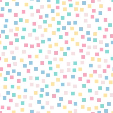 Kareler desen beyaz geometrik arka plan memnuniyet rasgele kareler kaotik geometrik soyut