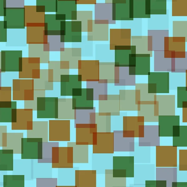 Abstrakcyjne kwadraty wzór niebieskie tło geometrycznych wyjątkowy losowe kwadratów geometryczne chaotyczne — Wektor stockowy