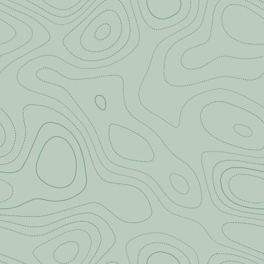 Contour çizgileri Yeşil tonlarda takdire şayan topografik harita kusursuz tasarım zarif fayanslar