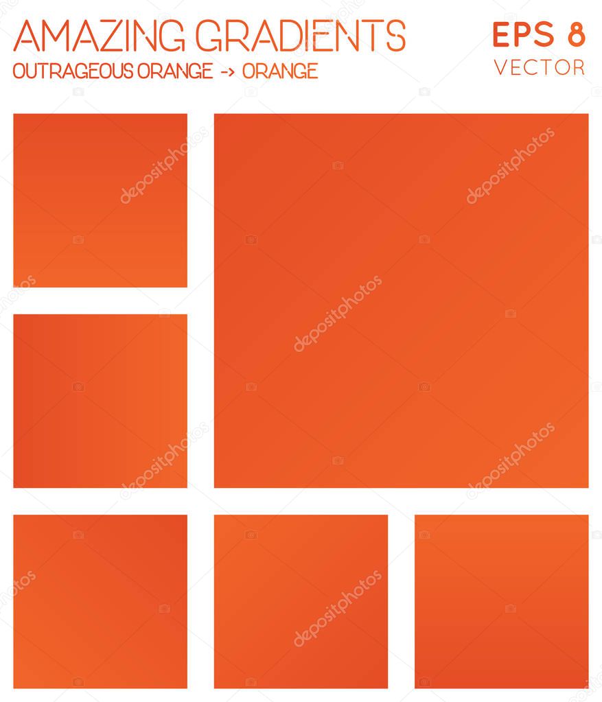 Colorful gradients in outrageous orange orange color tones Admirable gradient background vibrant