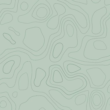 Topografik harita çizgileri Yeşil tonlarda gerçek topografik harita dikişsiz tasarım eğlenceli fayanslar