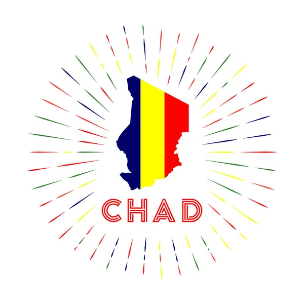 Σήμα Του Τσαντ Χώρα Υπογράφει Χάρτη Του Τσαντ Σημαία Του — Διανυσματικό Αρχείο