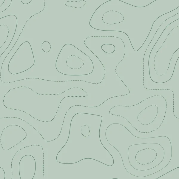 Mapa topográfico fondo Mapa topográfico real en tonos verdes diseño inconsútil azulable ideal — Vector de stock