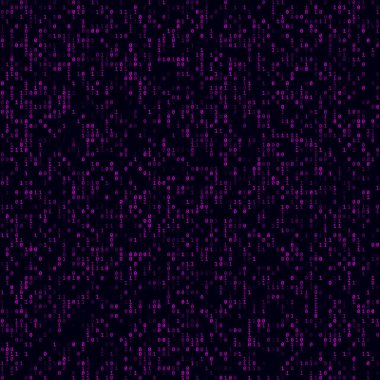 Abstract Matrix background Magenta sparse binary background Big sized seamless pattern