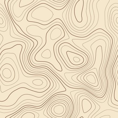 Topographic map background Actual topographic map Seamless design surprising tileable isolines