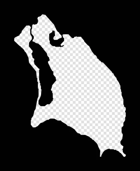 Stencil Map Barbuda Simple Minimal Transparent Map Barbuda Black Rectangle — Stockový vektor