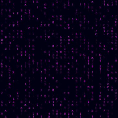 Soyut Teknoloji Şablonu Magenta seyrek, hexademical, pürüzsüz, modaya uygun arka plan