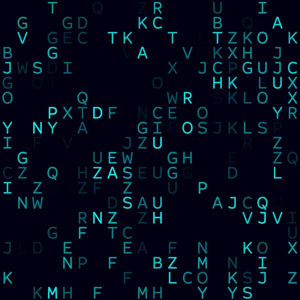 Ψηφιακό υπόβαθρο Κυανό αραιό αλφαβητικό υπόβαθρο Μικρό μέγεθος χωρίς ραφή μοτίβο Κομψό — Διανυσματικό Αρχείο