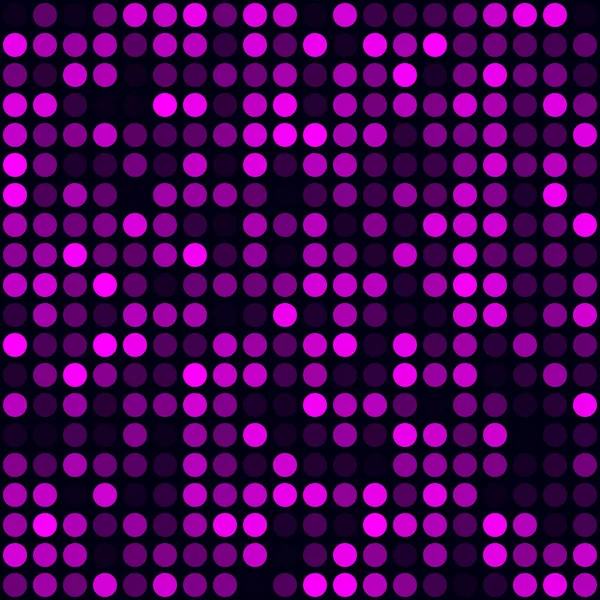 Futuristic Tech Pattern Filled Pattern Circles Magenta Colored Seamless Background — Stock Vector