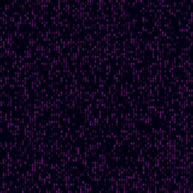 Digital background. Magenta sparse hexademical background. Big sized seamless pattern. Classy vector illustration.