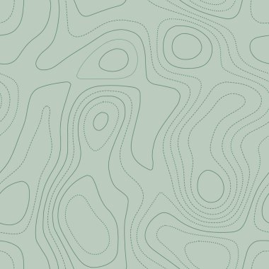 Topografik hatlar yeşil tonlarda takdire şayan topoğrafik harita dikişsiz tasarım taze fayanslar