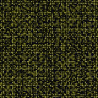 Digital seamless pattern. Filled pattern of frames. Yellow colored seamless background. Beautiful vector illustration.