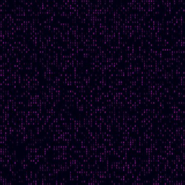 Abstract Technology Pattern. Magenta sparse binary seamless pattern. Classy background. Charming vector illustration.