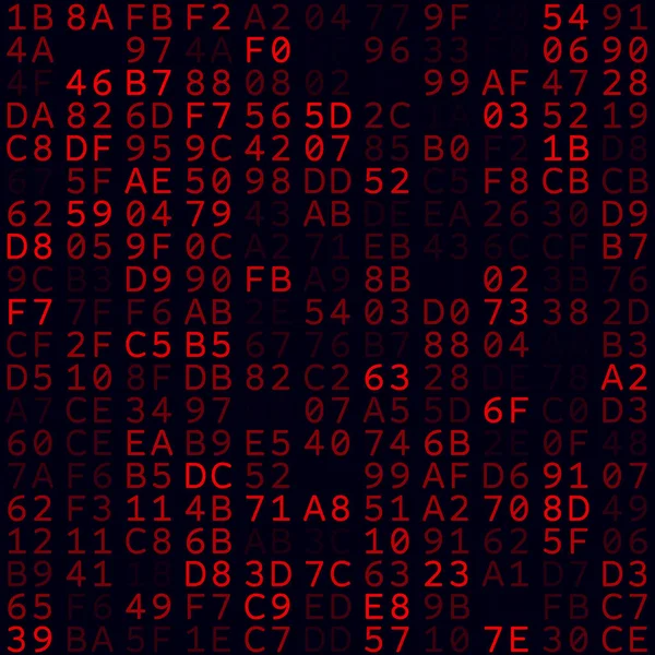 摘要矩阵背景红色填充十六进制对背景小尺寸无缝模式 — 图库矢量图片