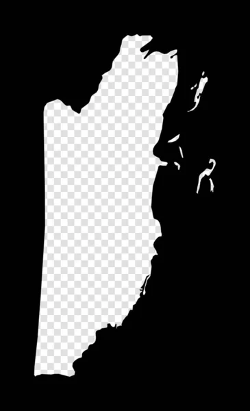 Трафаретная карта Белиза Простая и минимальная прозрачная карта Белиза Черный прямоугольник с разрезанной формой — стоковый вектор